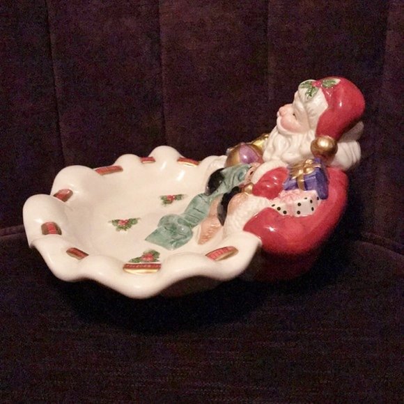 LAST DAY! Final Price- FITZ & FLOYD Vintage Toyland Potpourri/Candy Dish - Picture 6 of 7